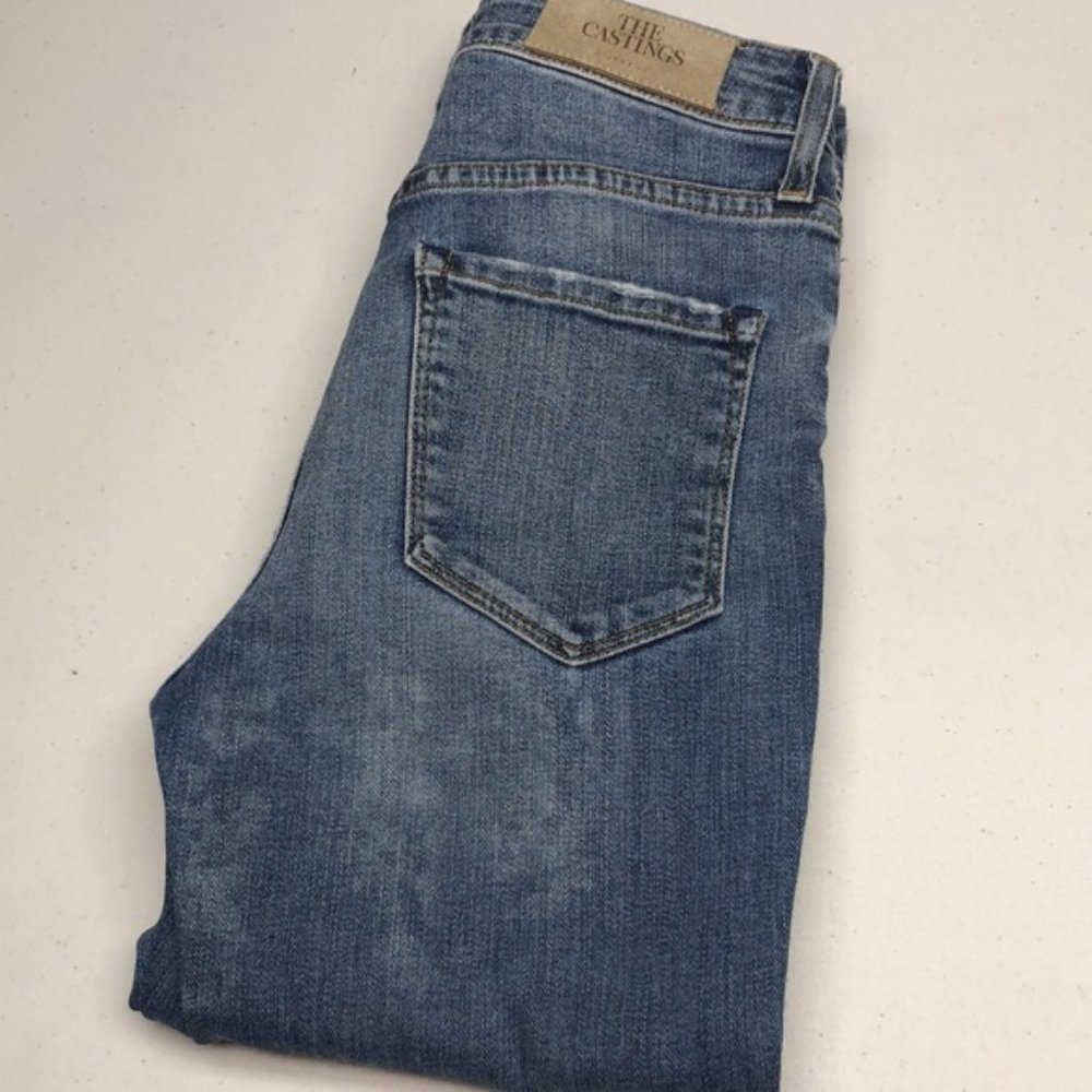 MADE IN USA 🇺🇸 THE CASTINGS HIGH-RISE SKINNY JEANS 26x30 🇺🇸